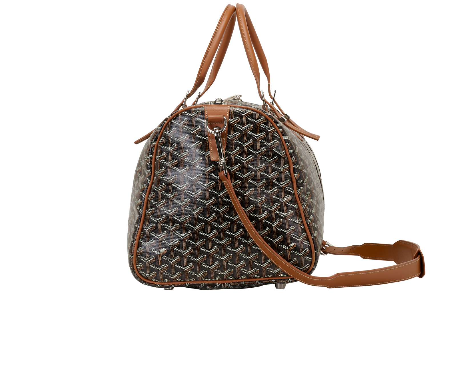 Boston 50, &pound;2,800, Handbags, Black/Brown, Canvas, Bottom view